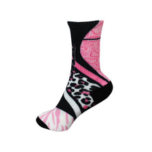 Load image into Gallery viewer, SOCK CREW PATTERNS PINK 2-7
