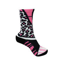 Load image into Gallery viewer, SOCK CREW PATTERNS PINK 2-7
