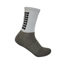 Load image into Gallery viewer, SOCK GRIPAZ WHITE/GREY 2-7
