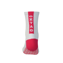 Load image into Gallery viewer, SOCK GRIPAZ BEAM WHITE/PINK 7-11
