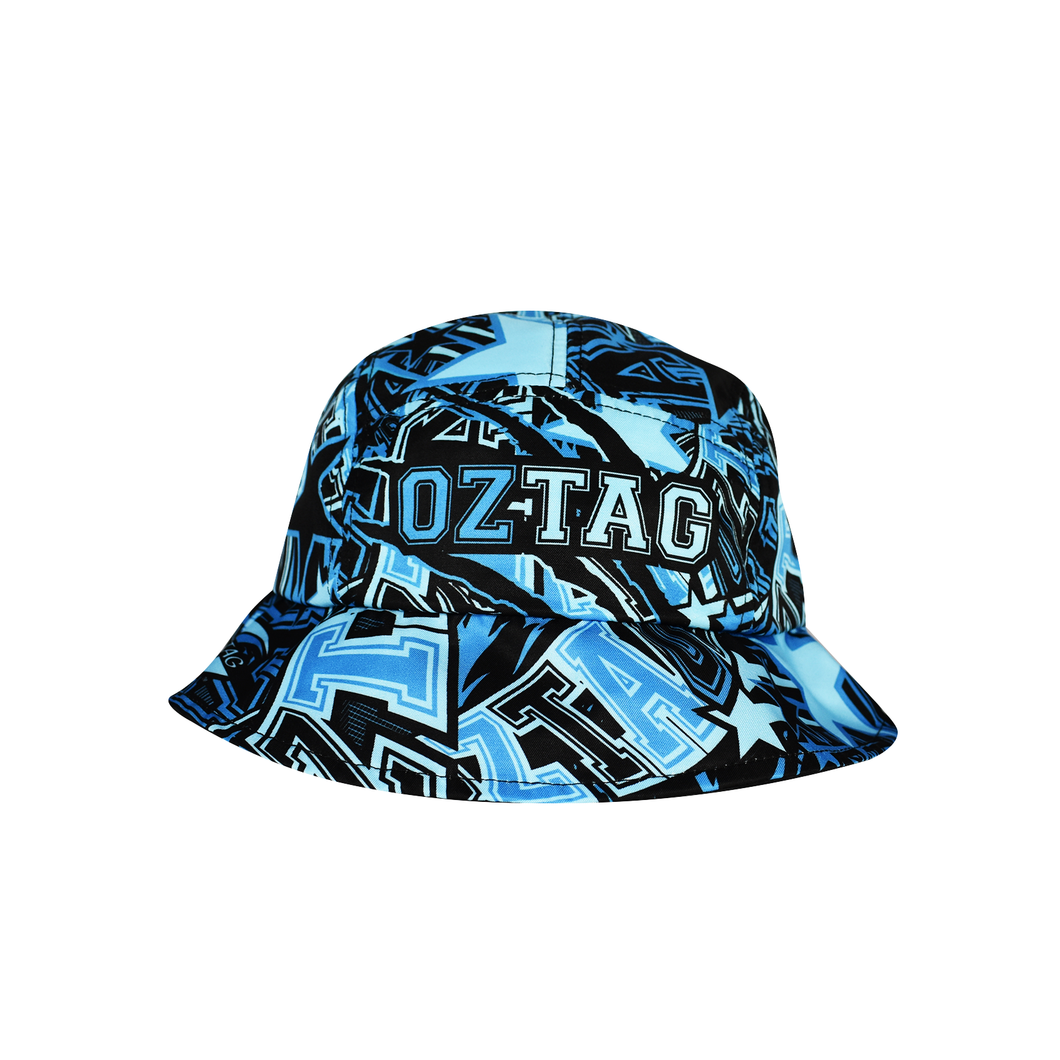 SOFT PEAK BUCKET HAT 5 PANEL BEARLY TRYING