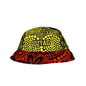 SOFT PEAK BUCKET HAT 5 PANEL COMBINE