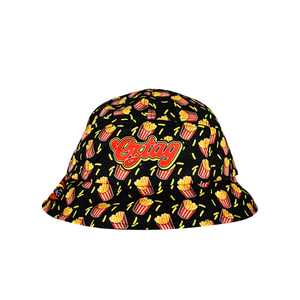 SOFT PEAK BUCKET HAT 5 PANEL FRIES GET TRIES