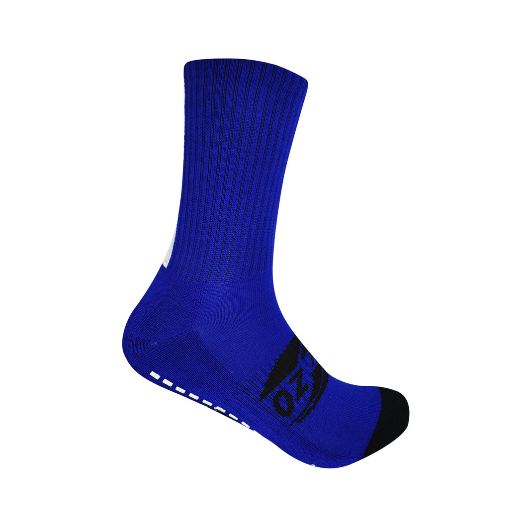 SOCK GRIPAZ ROYAL/BLK 2-7