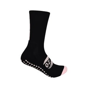 SOCK GRIPAZ BLK/PINK 2-7